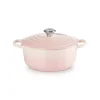 Le Creuset Signature Cast Iron 20cm Round Casserole - Shell Pink