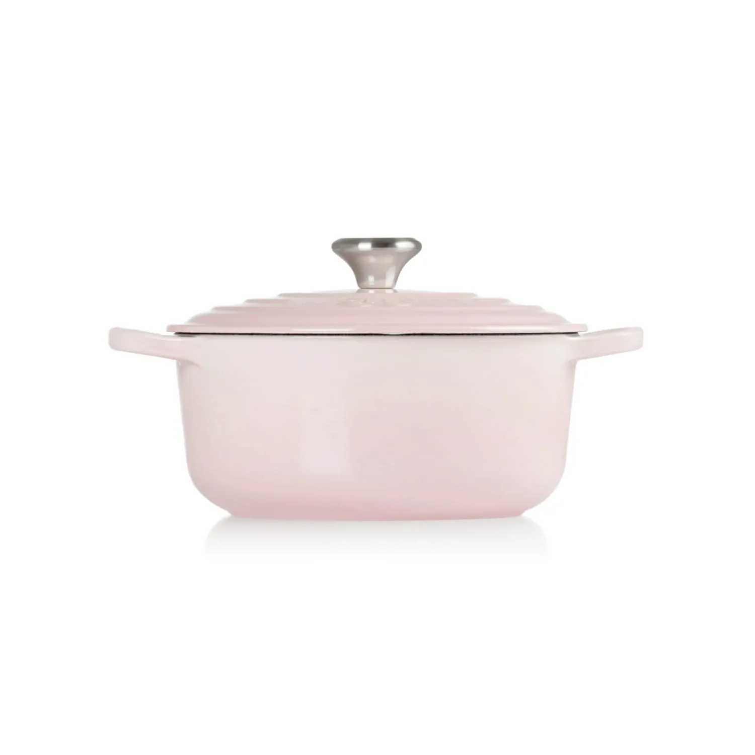 Le Creuset Signature Cast Iron 20cm Round Casserole - Shell Pink