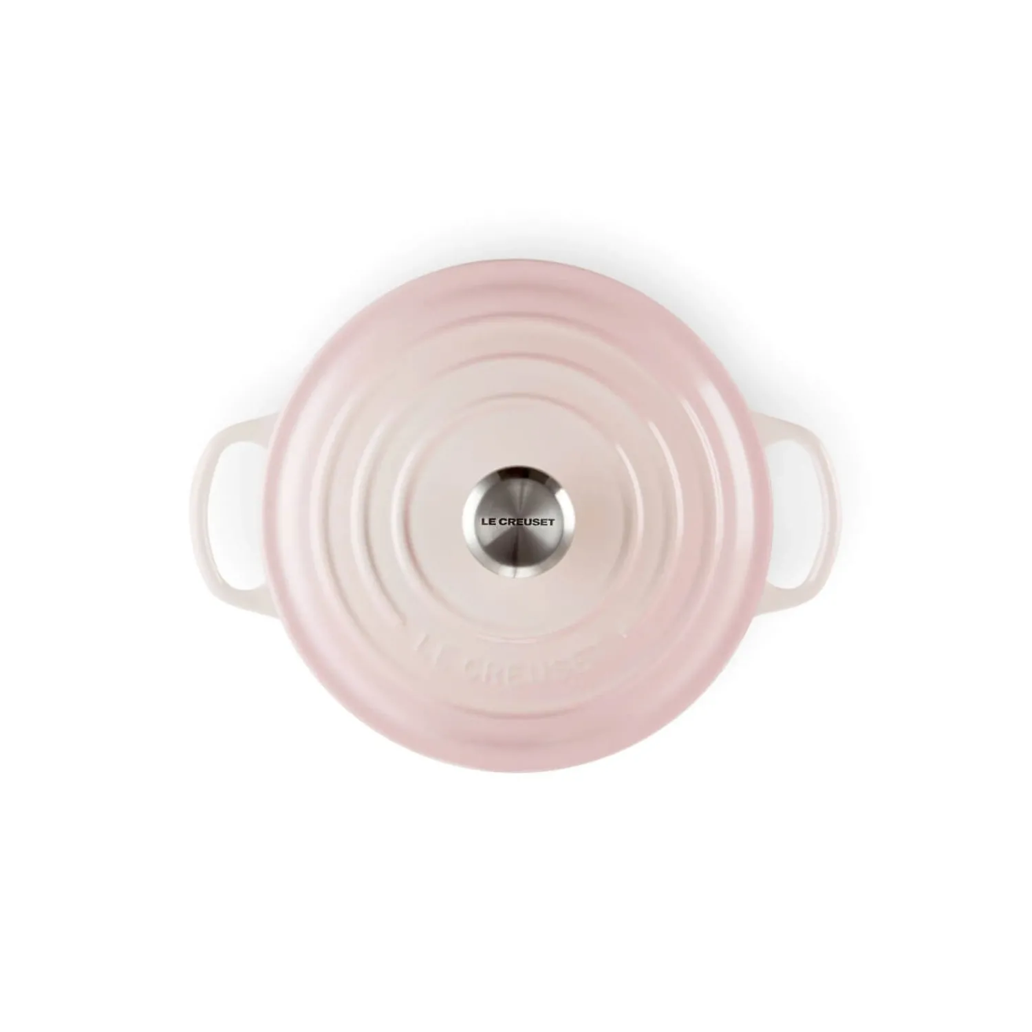 Le Creuset Signature Cast Iron 20cm Round Casserole - Shell Pink