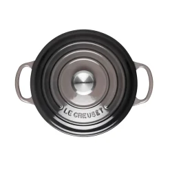 Le Creuset Signature Cast Iron 28cm Round Casserole - Flint