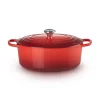 Le Creuset Signature Cast Iron 31cm Oval Casserole - Cerise