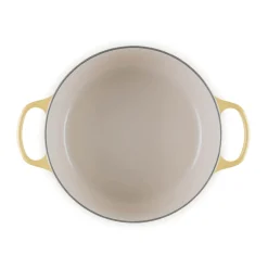 Le Creuset Signature Cast Iron 3 Piece Round Casserole Dish Set - Camomille