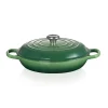 Le Creuset Signature Cast Iron 30cm Shallow Casserole  - Bamboo Green