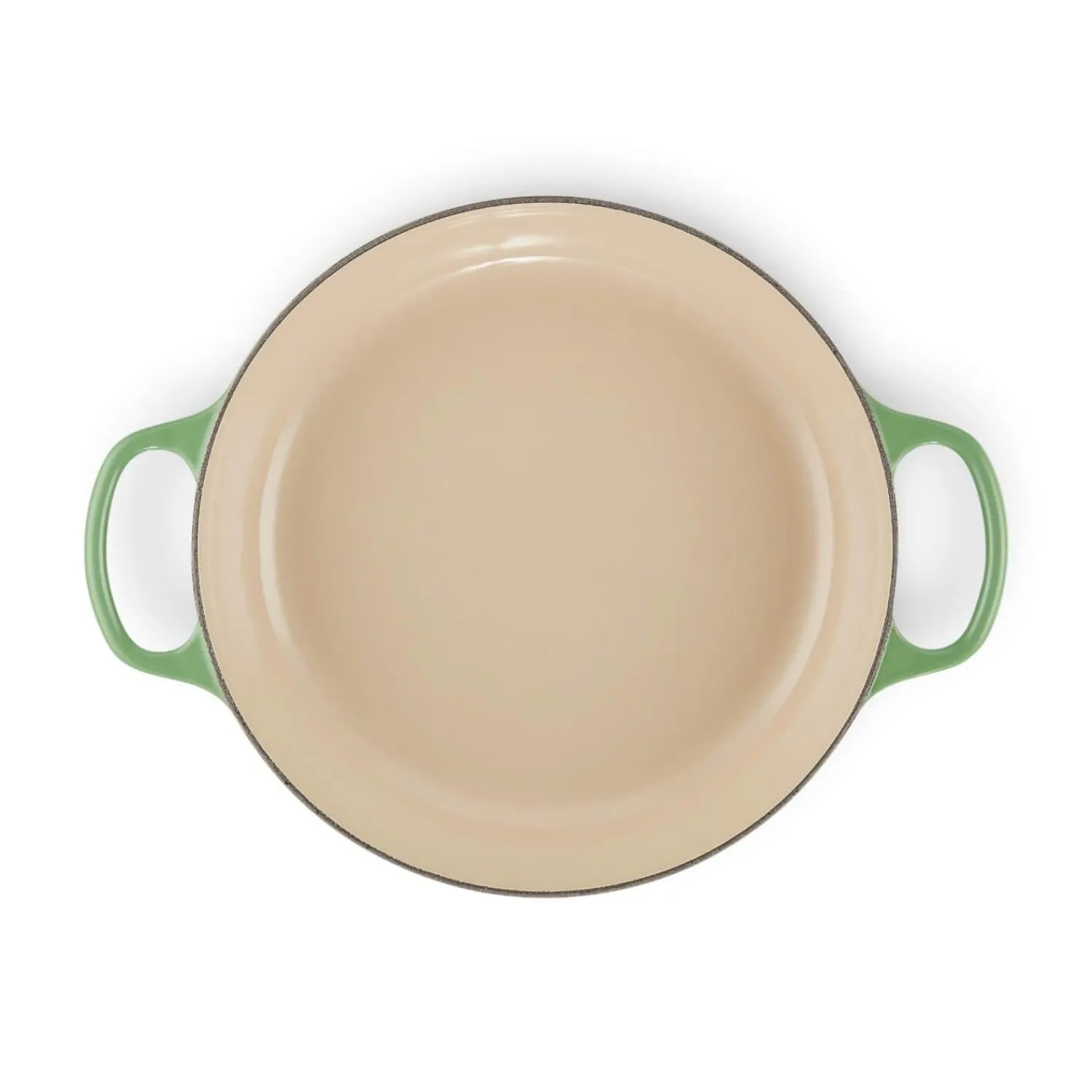 Le Creuset Signature Cast Iron 30cm Shallow Casserole - Bamboo Green