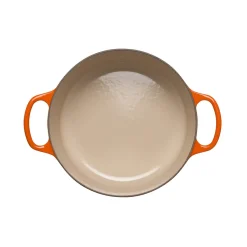 Le Creuset Signature Cast Iron 3 Piece Casserole & Heritage Stoneware Oven Dish Set - Volcanic