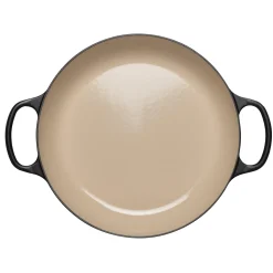 Le Creuset Signature Cast Iron 30cm Shallow Casserole - Satin Black