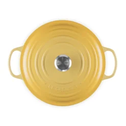 Le Creuset Signature Cast Iron 28cm Round Casserole - Camomille