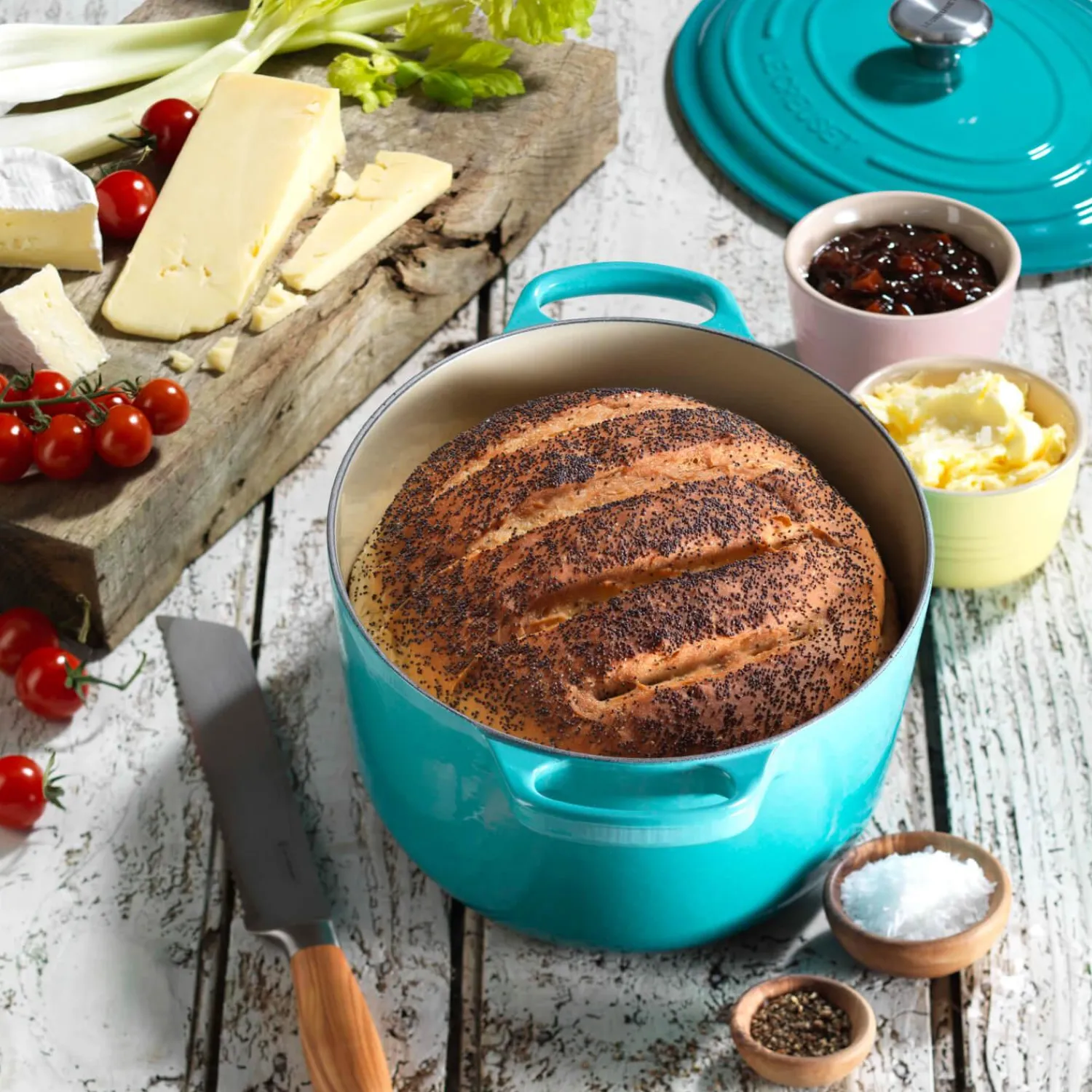 Le Creuset Signature Cast Iron 27cm Oval Casserole - Teal