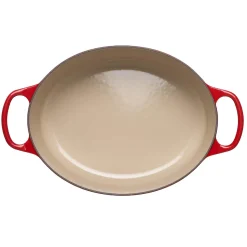 Le Creuset Signature Cast Iron 25cm Oval Casserole - Cerise