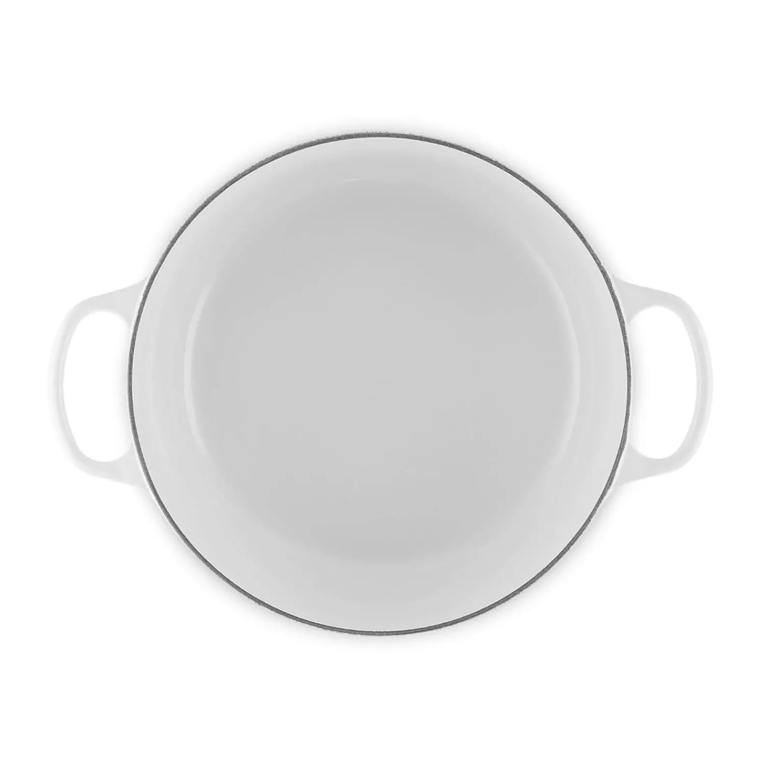 Le Creuset Signature Cast Iron 28cm Round Casserole - White