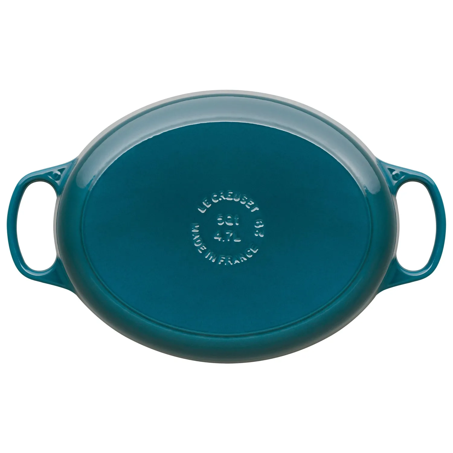Le Creuset Signature Cast Iron 27cm Oval Casserole - Deep Teal