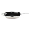 Le Creuset Signature Cast Iron 26cm Square Grillit - Meringue