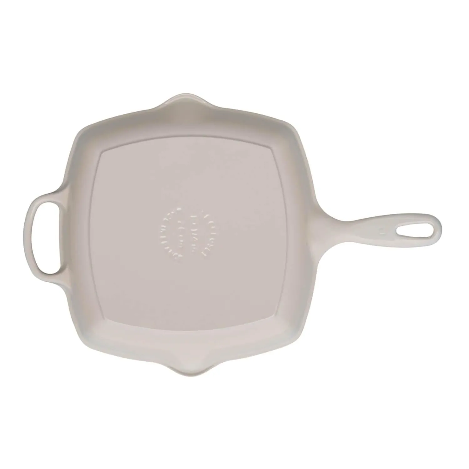 Le Creuset Signature Cast Iron 26cm Square Grillit - Meringue