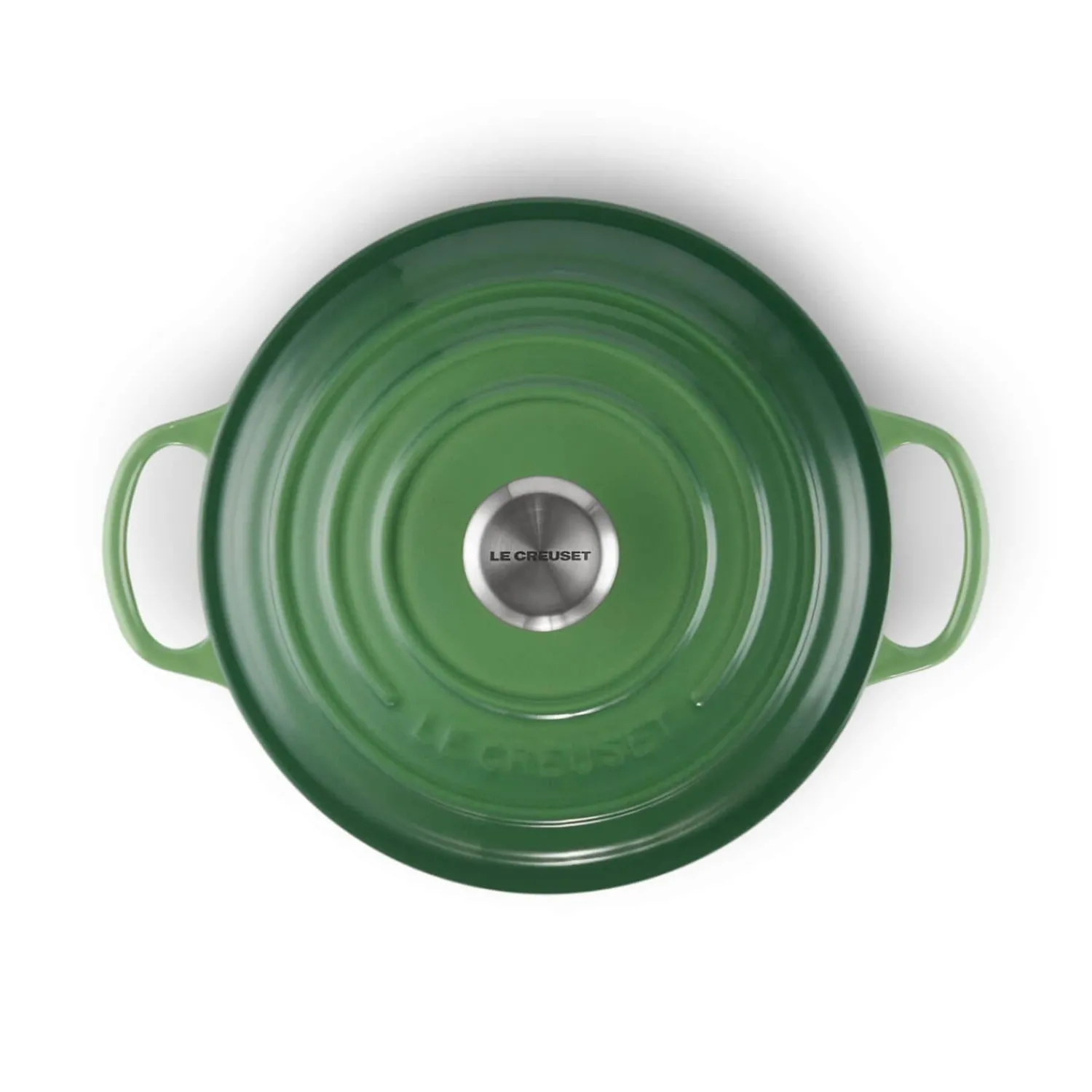Le Creuset Signature Cast Iron 20cm Round Casserole - Bamboo Green