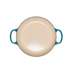 Le Creuset Signature Cast Iron 26cm Shallow Casserole - Deep Teal