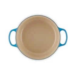 Le Creuset Signature Cast Iron 24cm Round Casserole - Azure