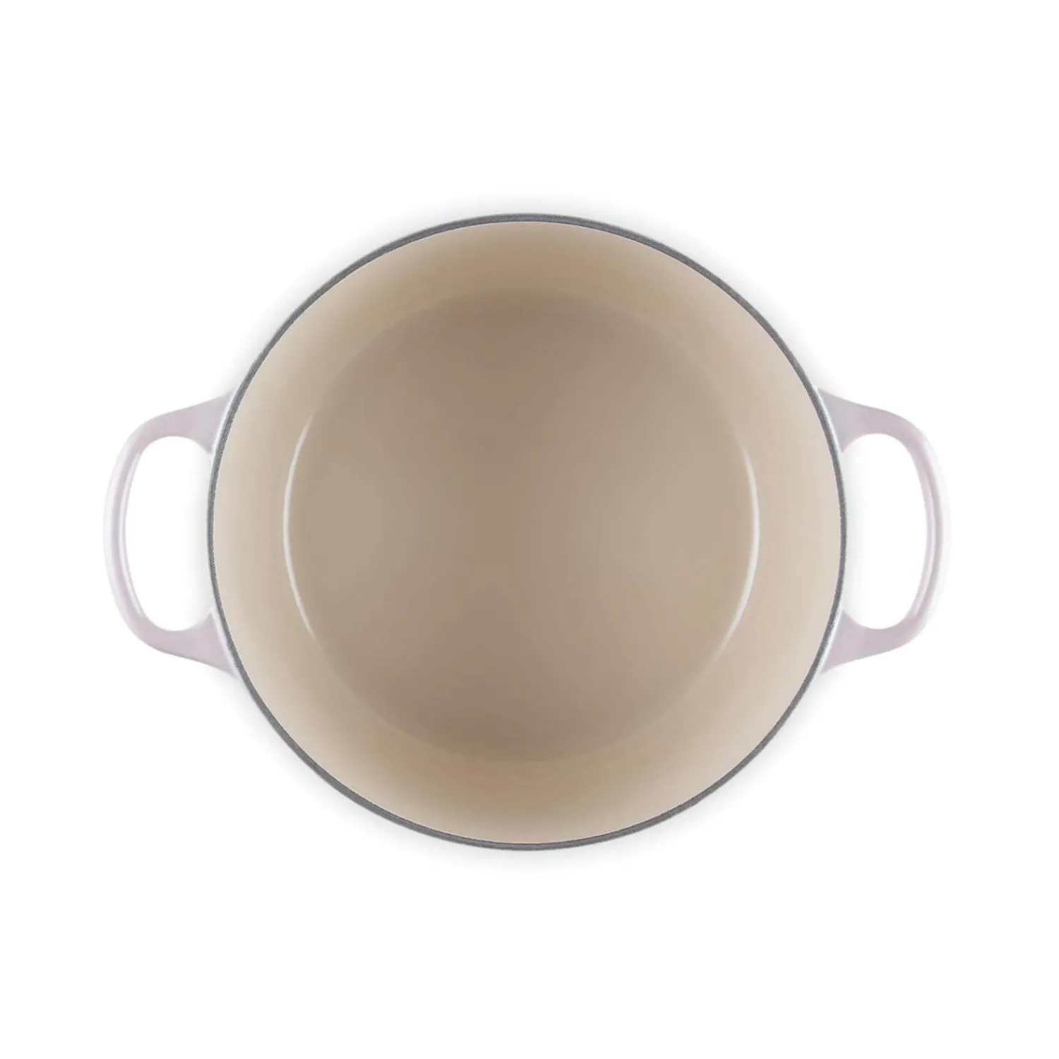 Le Creuset Signature Cast Iron 24cm Deep Round Casserole - Shell Pink