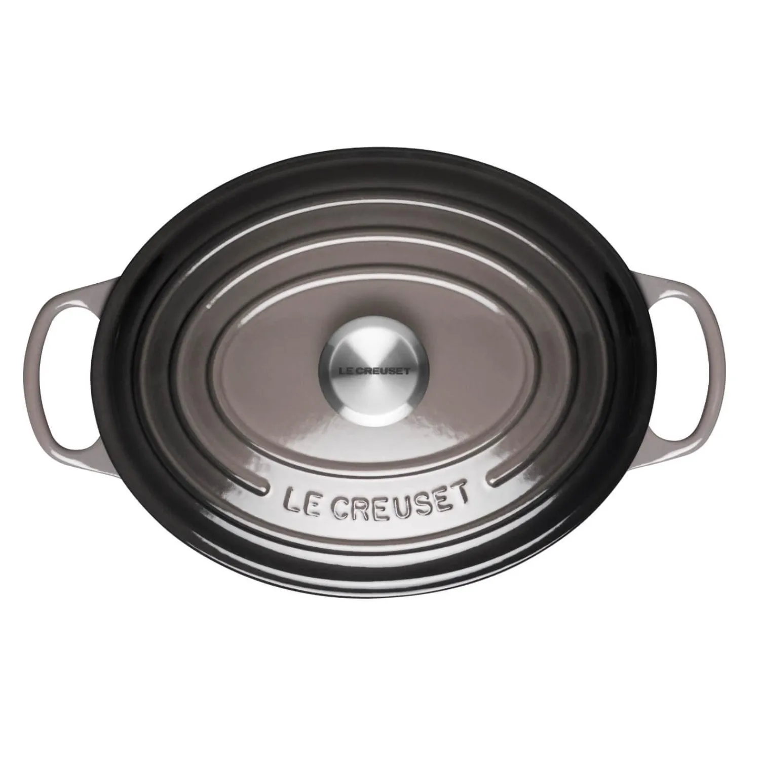Le Creuset Signature Cast Iron 29cm Oval Casserole - Flint