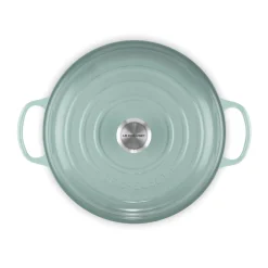 Le Creuset Signature Cast Iron 30cm Shallow Casserole - Sea Salt