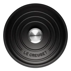 Le Creuset Signature Cast Iron 26cm Round Casserole - Satin Black