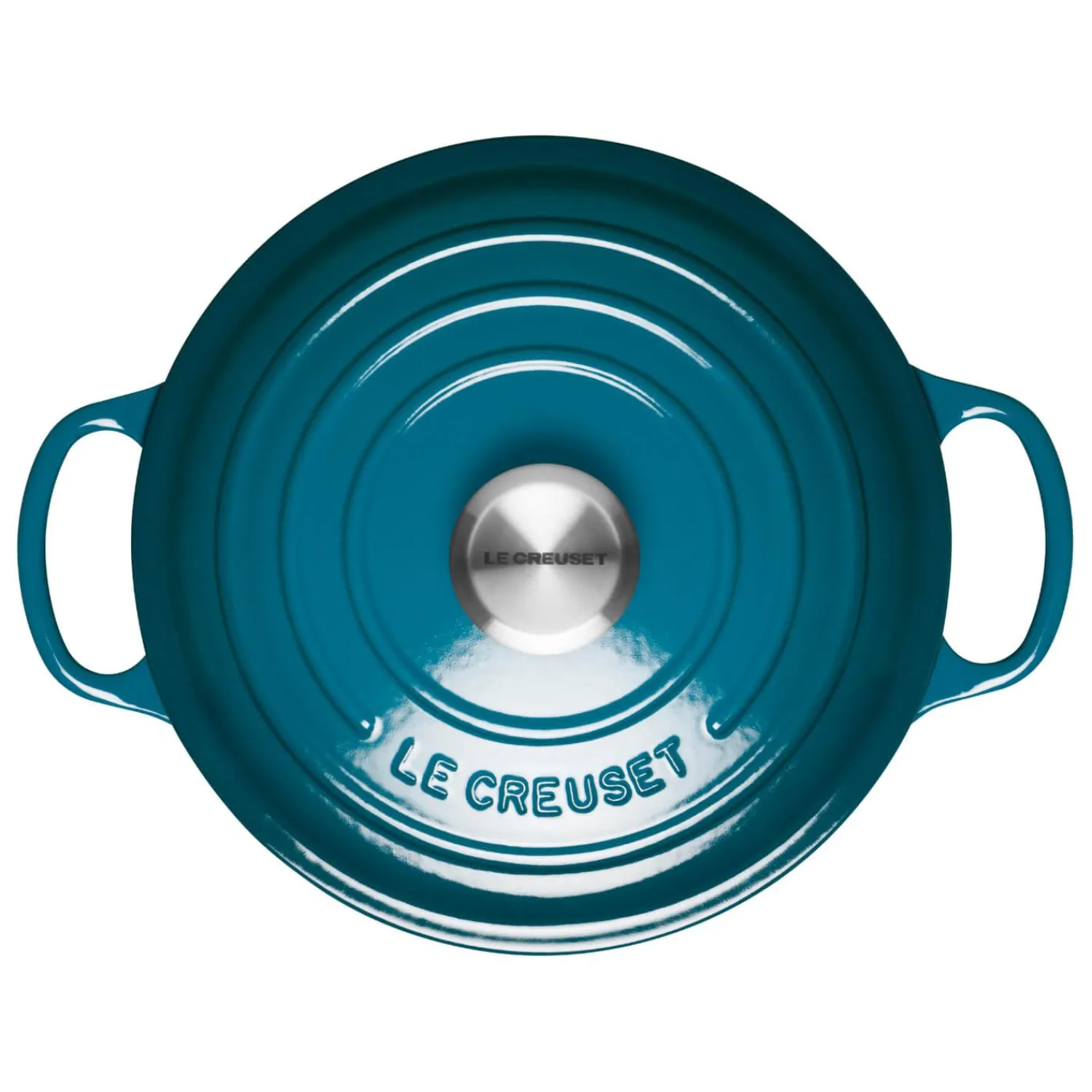 Le Creuset Signature Cast Iron 28cm Round Casserole - Deep Teal
