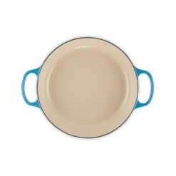 Le Creuset Signature Cast Iron 30cm Shallow Casserole - Azure