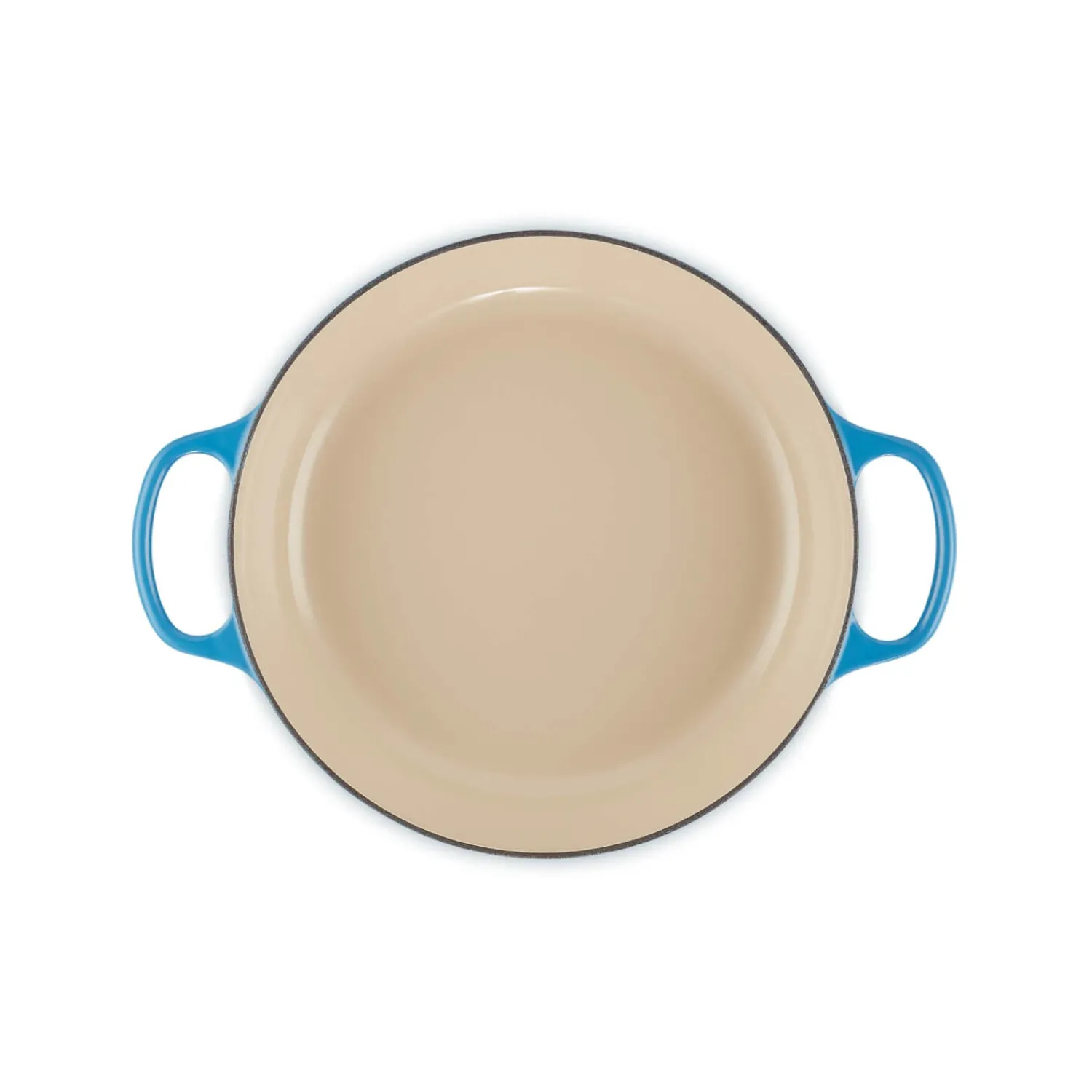 Le Creuset Signature Cast Iron 30cm Shallow Casserole - Azure