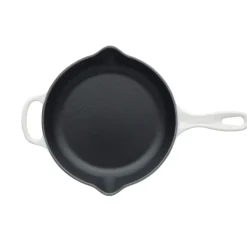 Le Creuset Signature Cast Iron 23cm Round Skillet - Meringue
