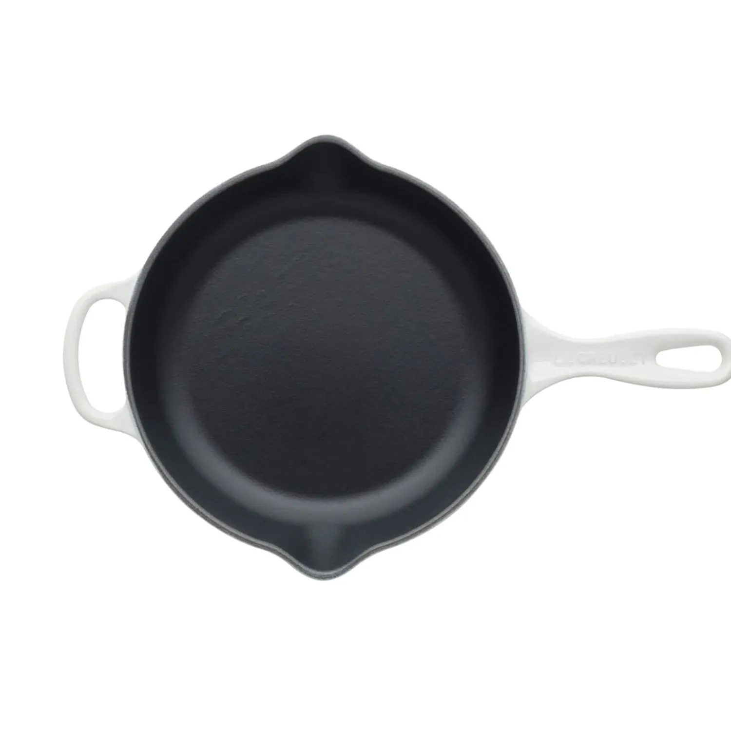 Le Creuset Signature Cast Iron 23cm Round Skillet - Meringue