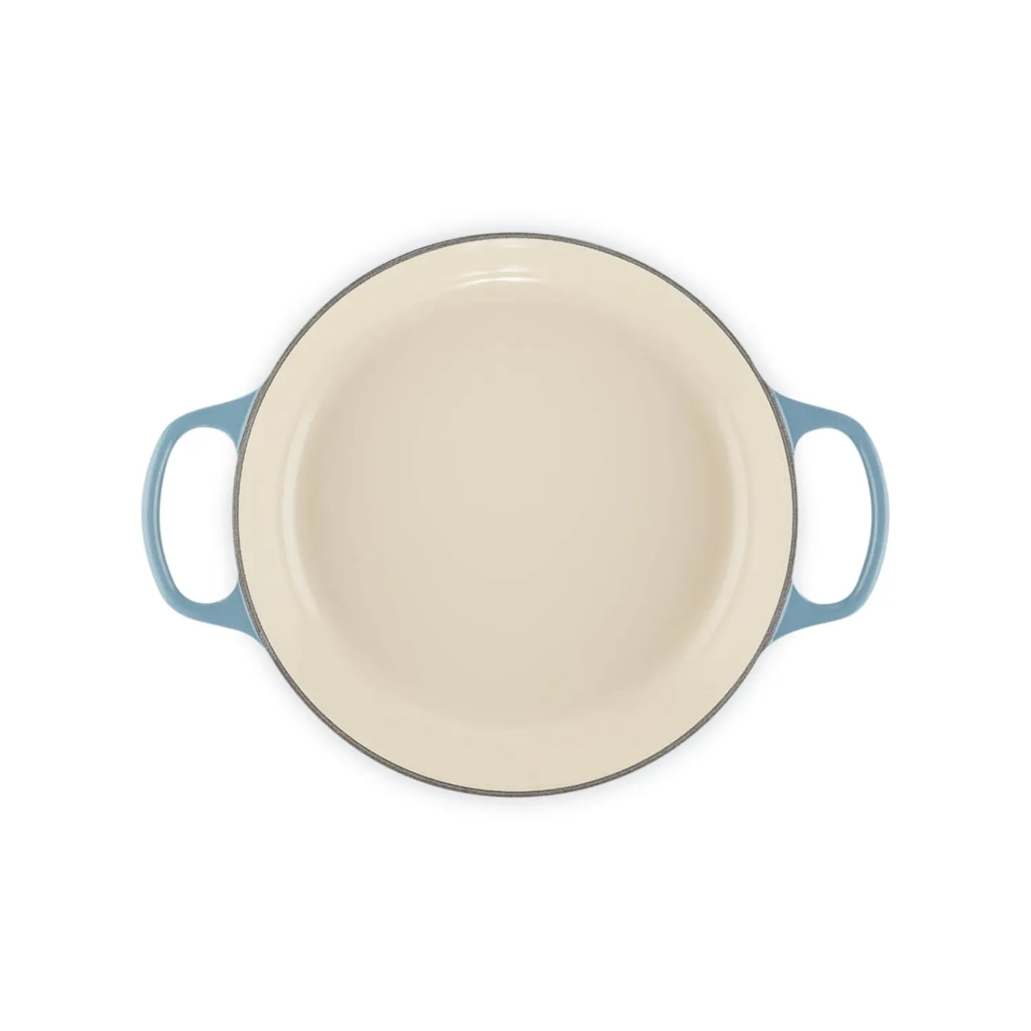 Le Creuset Signature Cast Iron 26cm Shallow Round Casserole - Chambray
