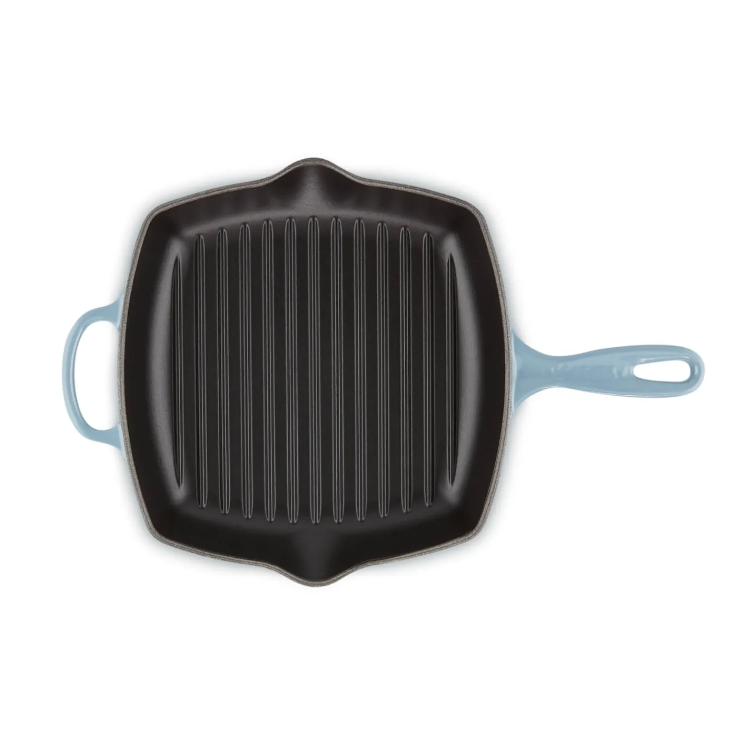 Le Creuset Signature 26cm Cast Iron Square Grillit - Chambray