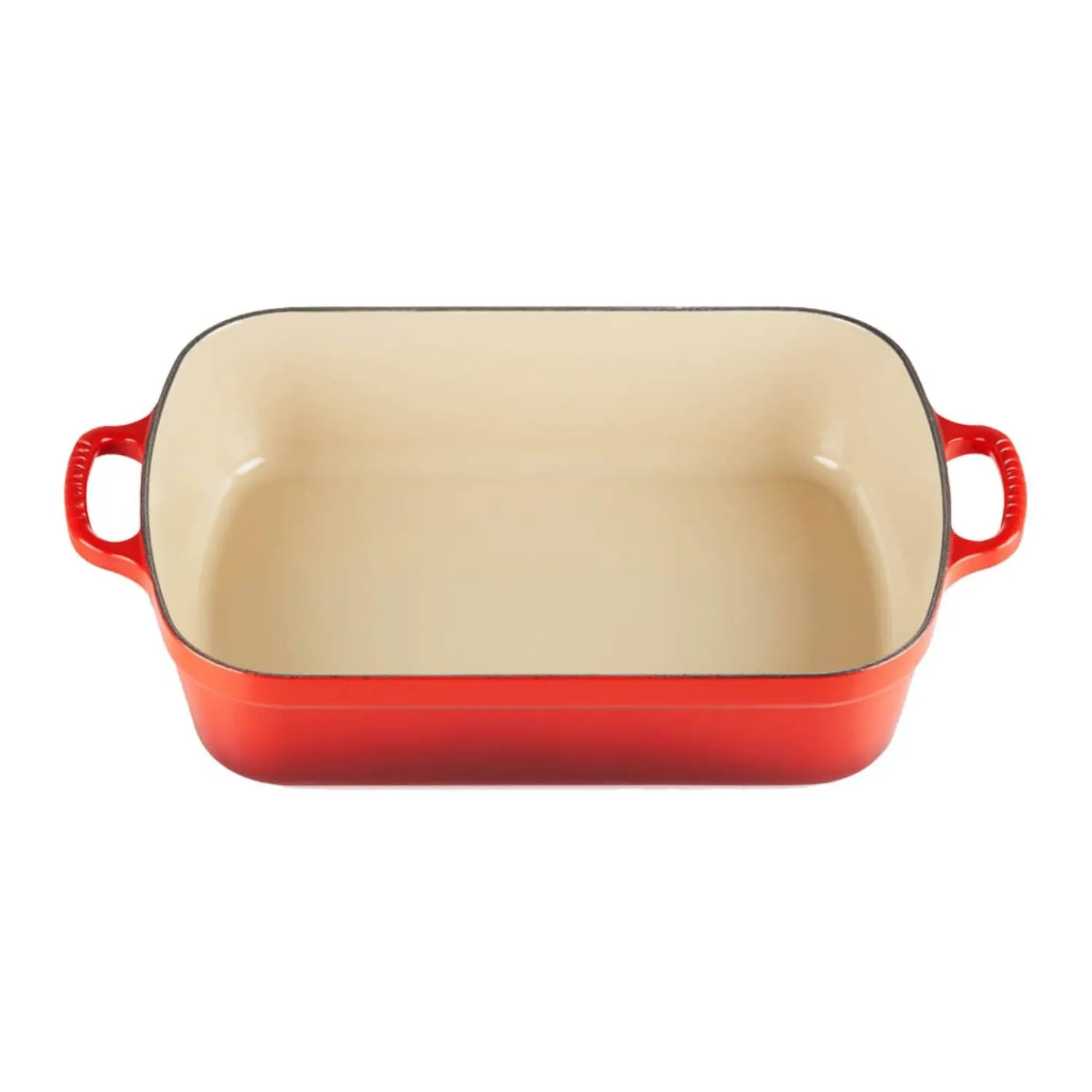Le Creuset Signature 33cm Cast Iron Roaster - Cerise