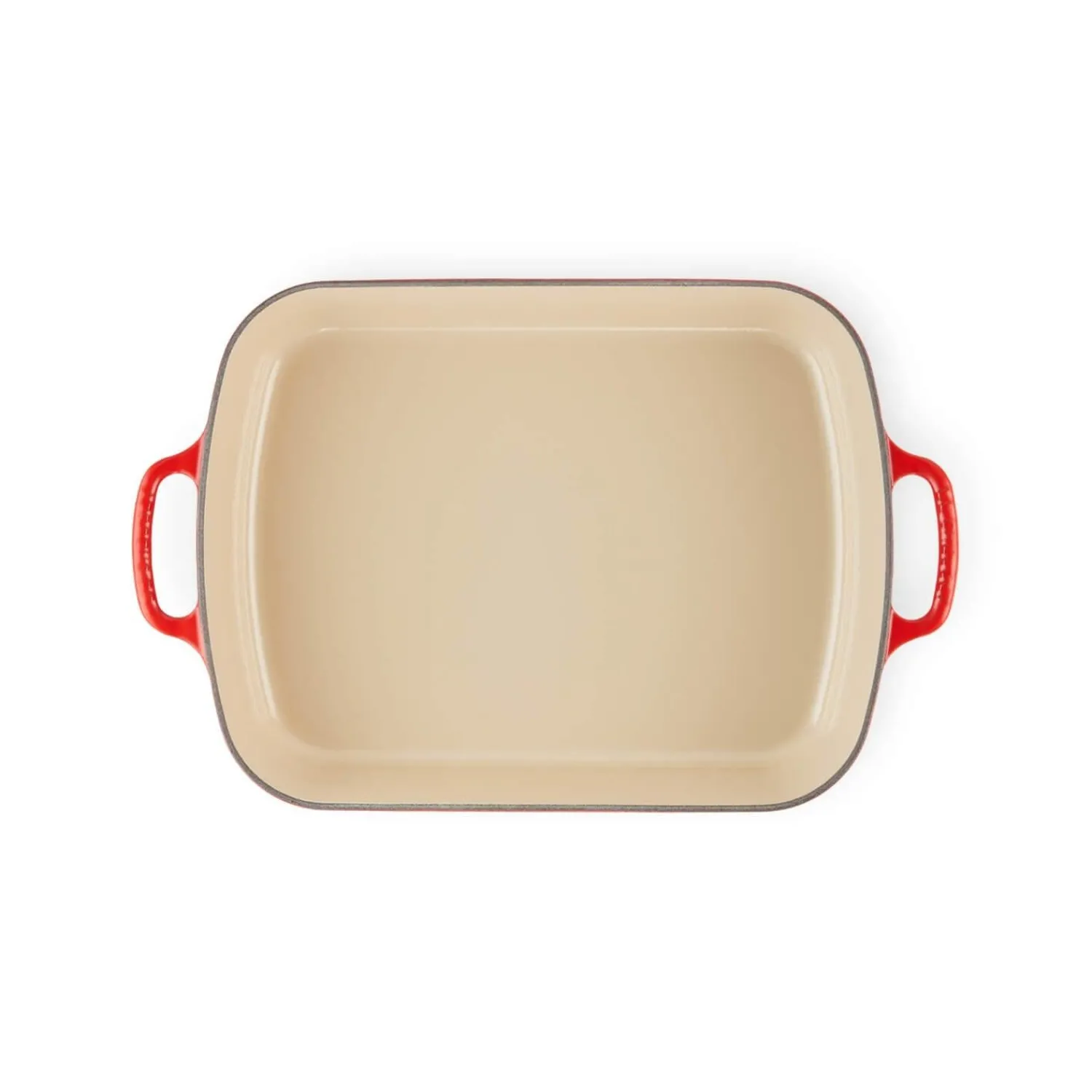 Le Creuset Signature 33cm Cast Iron Roaster - Cerise