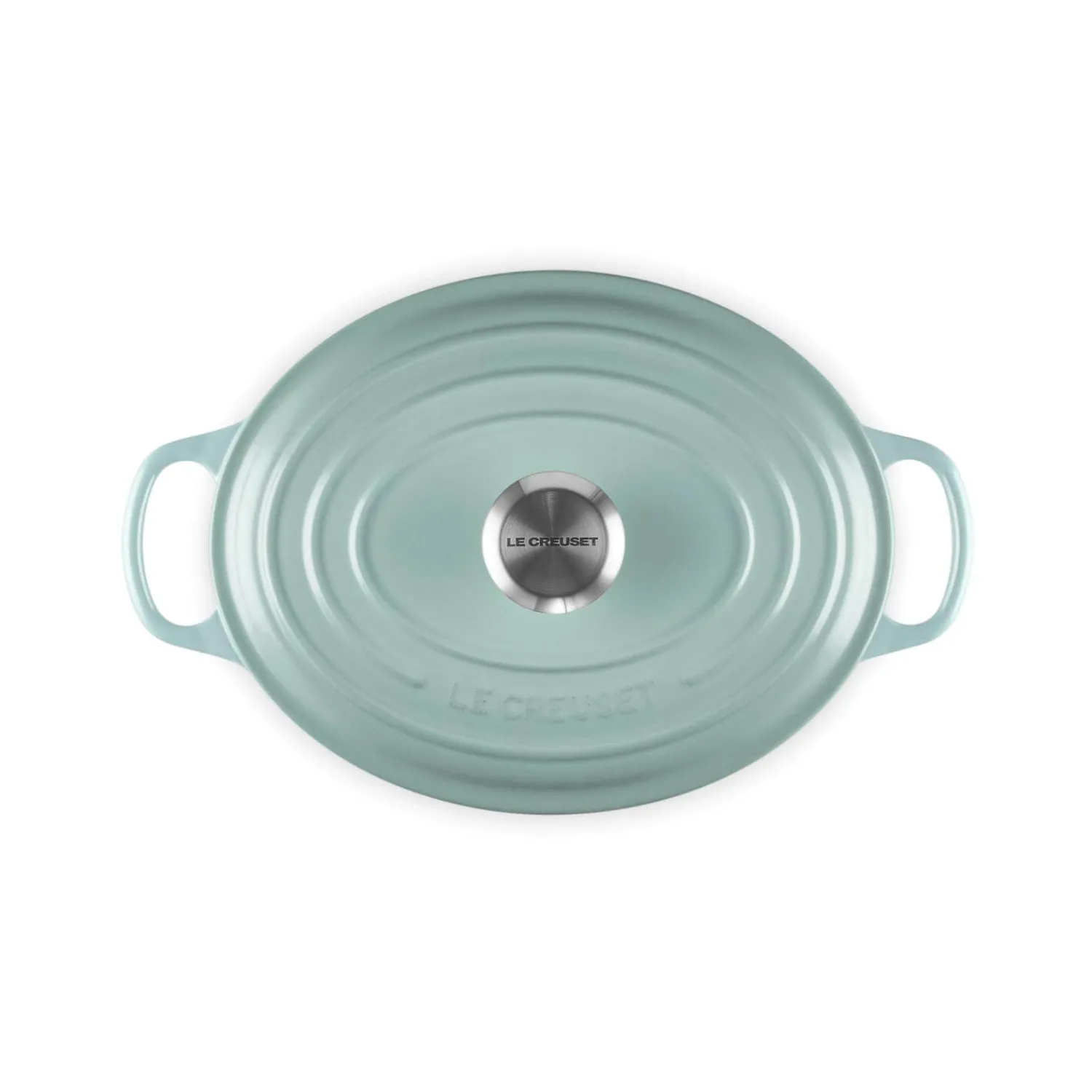 Le Creuset Signature 27cm Cast Iron Oval Casserole - Sea Salt