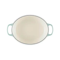 Le Creuset Signature 27cm Cast Iron Oval Casserole - Sea Salt
