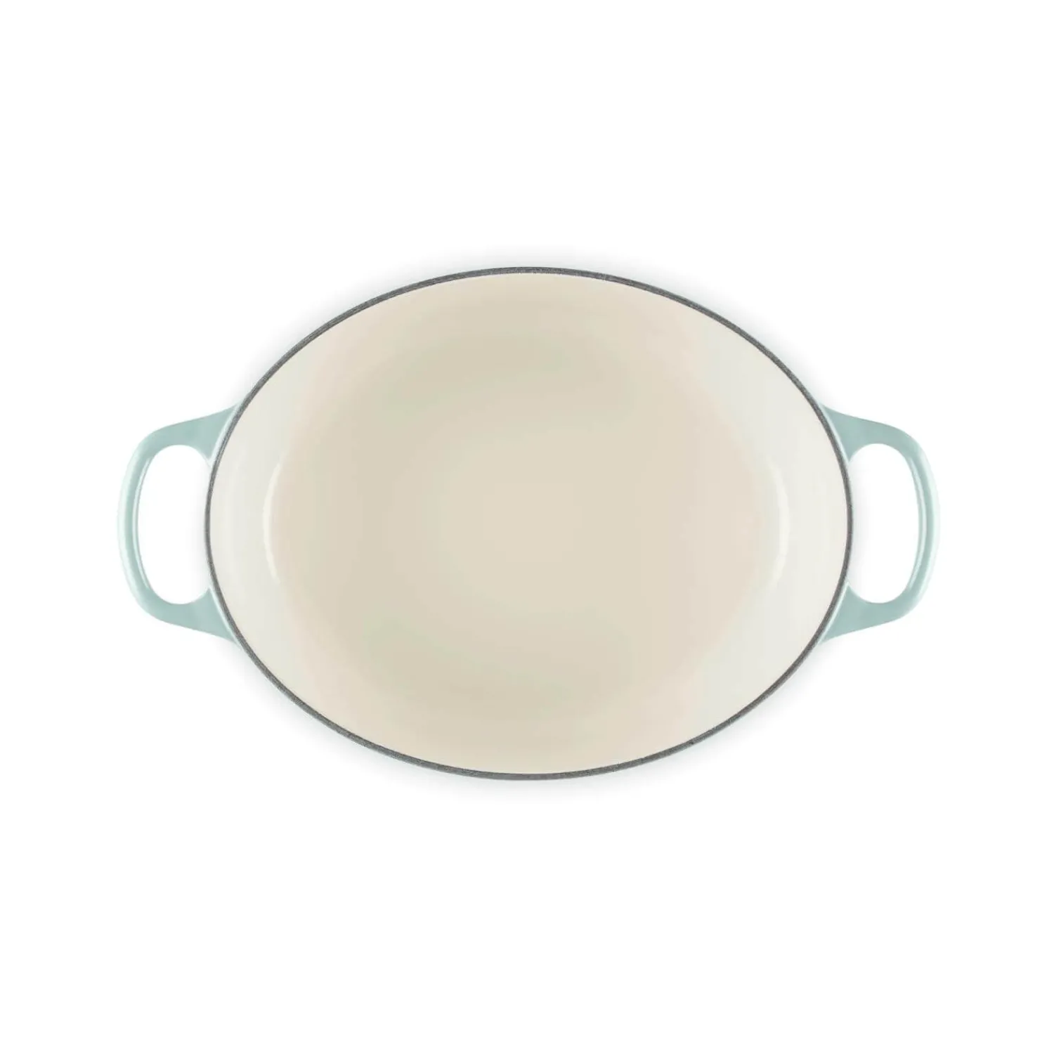 Le Creuset Signature 27cm Cast Iron Oval Casserole - Sea Salt
