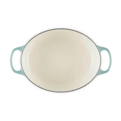 Le Creuset Signature 29cm Cast Iron Oval Casserole - Sea Salt