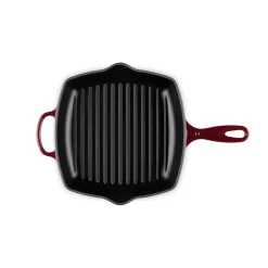 Le Creuset Signature 26cm Cast Iron Square Grillit - Garnet