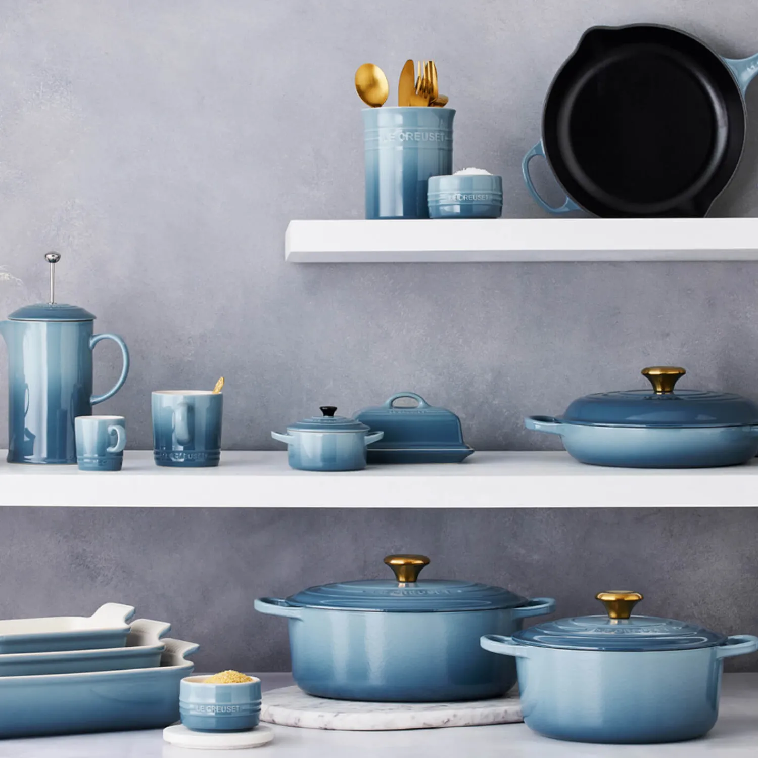 Le Creuset Stoneware Breakfast Jug - Chambray