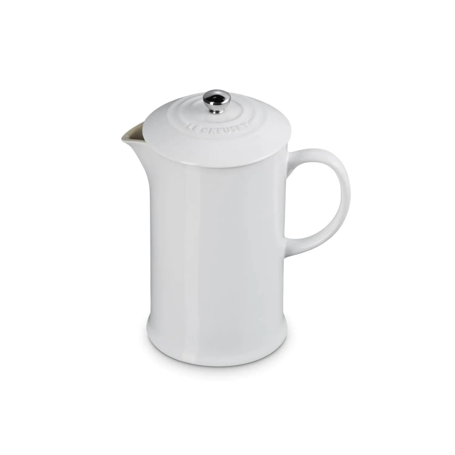 Le Creuset Stoneware Cafetiere - White