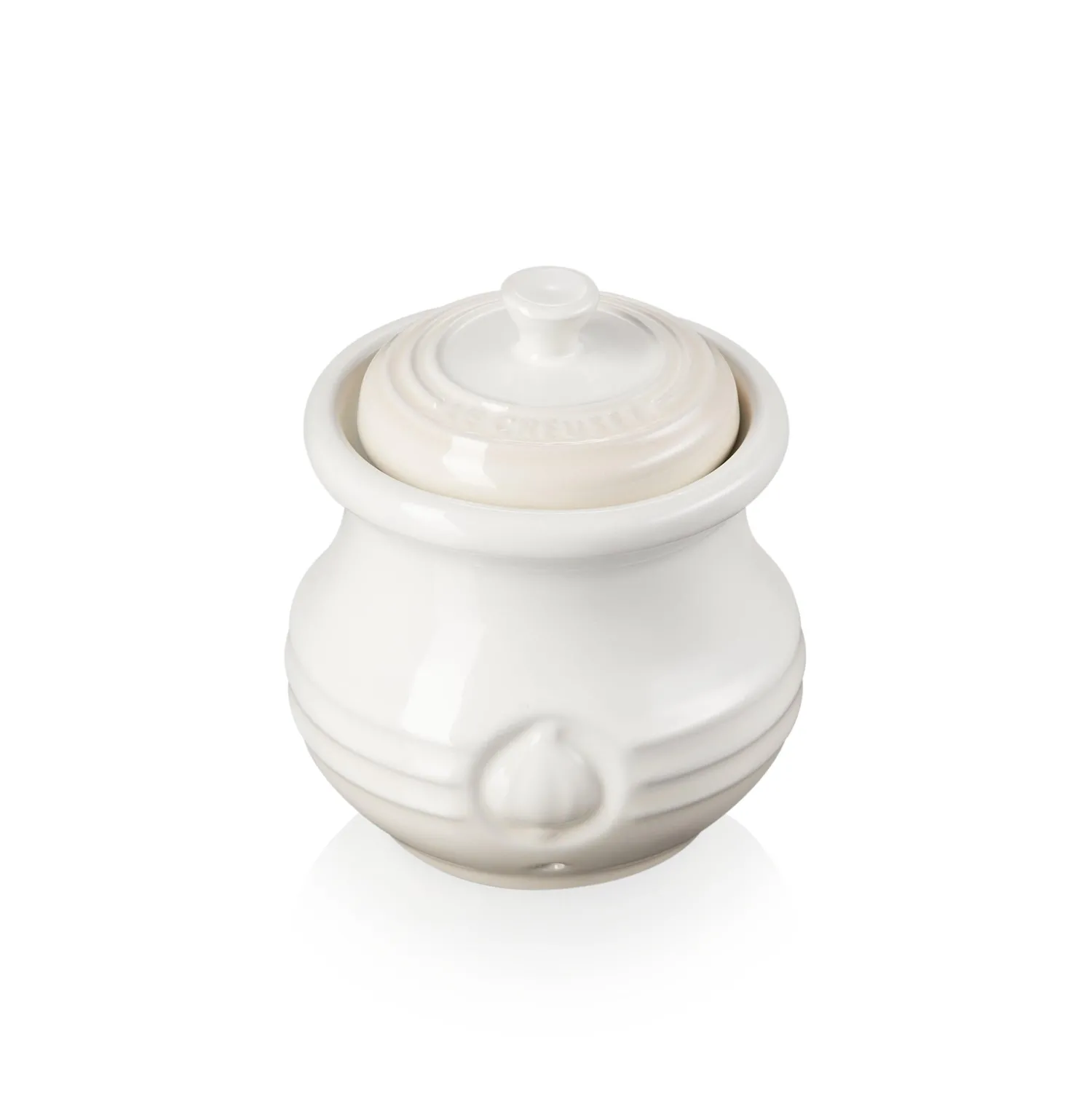 Le Creuset Stoneware Garlic Keeper - Meringue