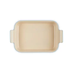 Le Creuset Stoneware Heritage 26cm Rectangular Deep Dish - Azure