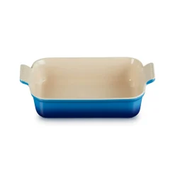 Le Creuset Stoneware Heritage 26cm Rectangular Deep Dish - Azure