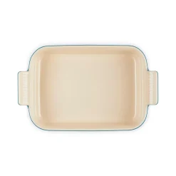 Le Creuset Stoneware Heritage 26cm Rectangular Deep Dish - Deep Teal