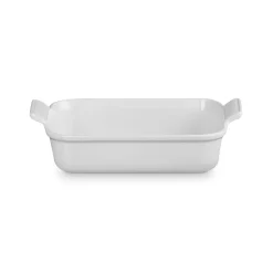 Le Creuset Stoneware Heritage 26cm Rectangular Deep Dish - White