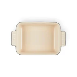 Le Creuset Stoneware Heritage 19cm Rectangular Dish - Matte Black