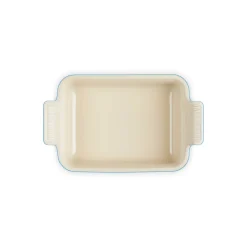 Le Creuset Stoneware Heritage 19cm Rectangular Deep  Dish - Azure