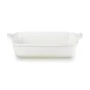 Le Creuset Stoneware Heritage 26cm Rectangular Deep Dish - Meringue