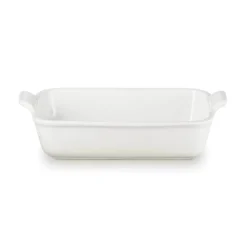 Le Creuset Stoneware Heritage 26cm Rectangular Deep Dish - Meringue
