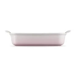 Le Creuset Stoneware Heritage 32cm Deep Rectangular Dish - Shell Pink